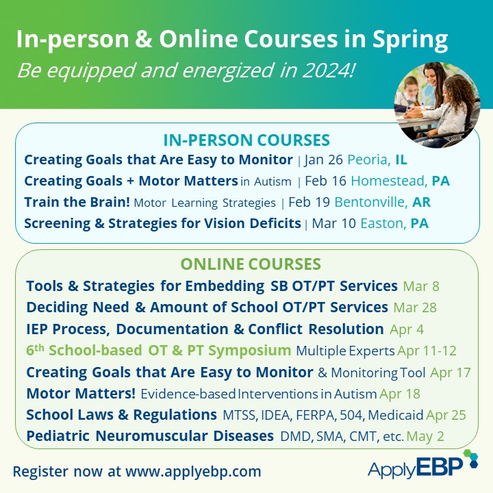 2024 Spring In-person and Online Courses